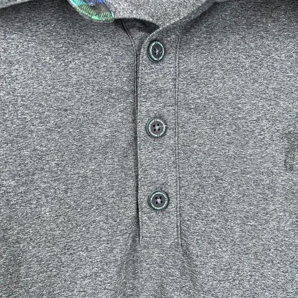 Walter Murray Polo shirt size XL gray & plaid - Picture 4 of 8